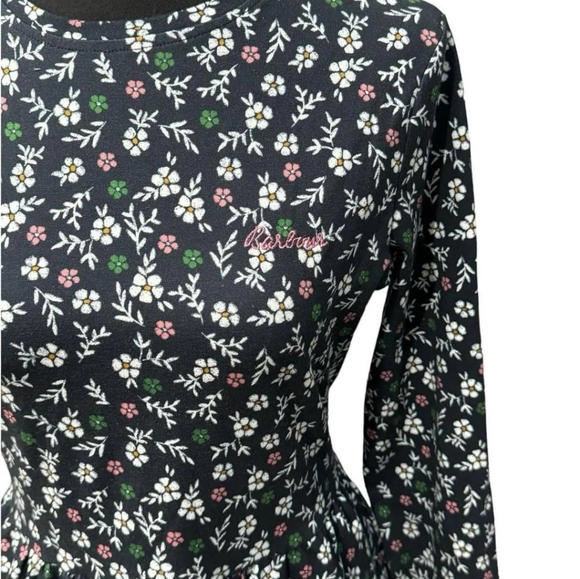 NWT $155 BARBOUR Cassley Floral Long Sleeve Side Pocket Midi Dress Size 4 - Picture 4 of 13